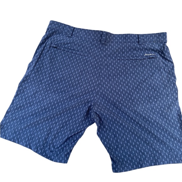 Eddie Bauer Men's Blue Patterned Shorts Size 40 - Picture 7 of 9